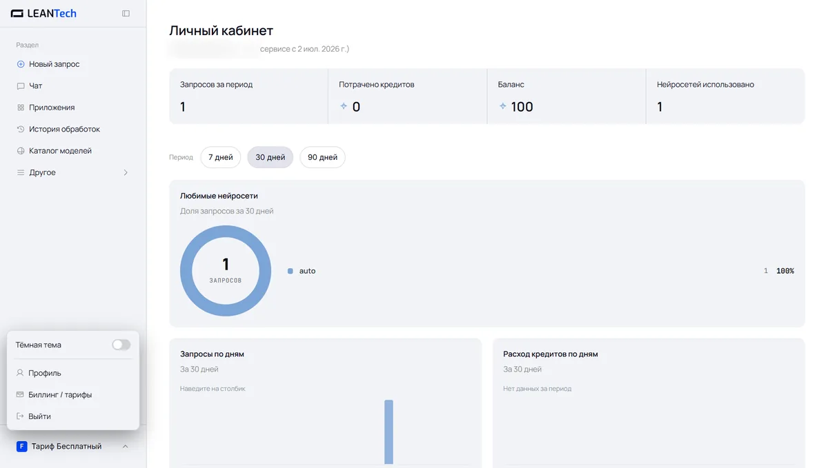 Модели Bing Image Creator в LeanTech AI